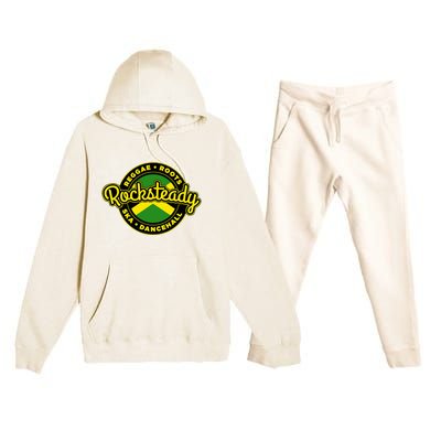 Rocksteady Skinhead Reggae Roots Ska Dancehall Jamaican Premium Hooded Sweatsuit Set