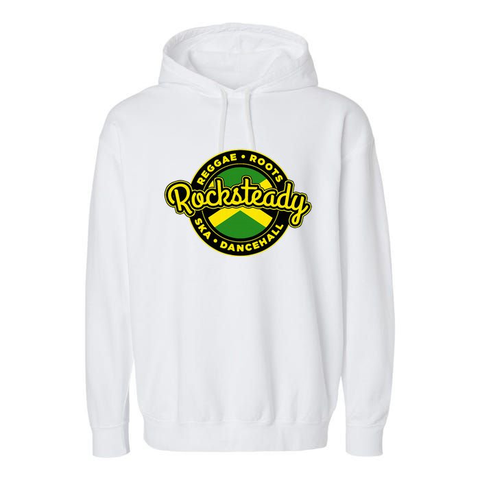 Rocksteady Skinhead Reggae Roots Ska Dancehall Jamaican Garment-Dyed Fleece Hoodie