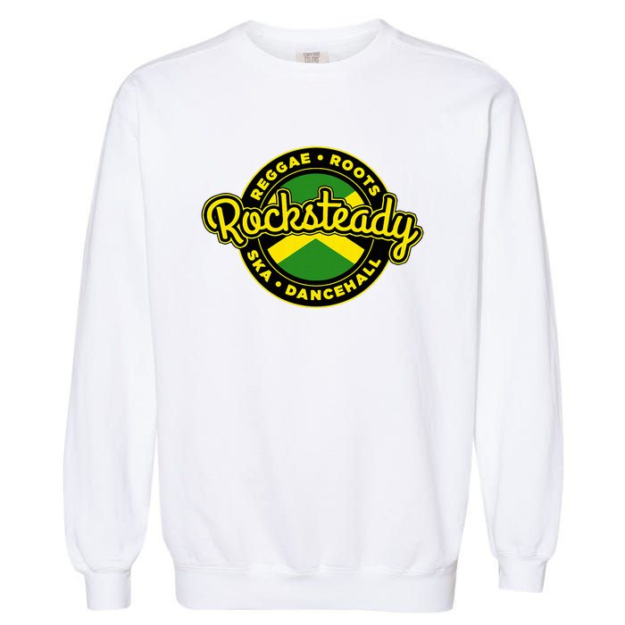 Rocksteady Skinhead Reggae Roots Ska Dancehall Jamaican Garment-Dyed Sweatshirt