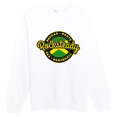 Rocksteady Skinhead Reggae Roots Ska Dancehall Jamaican Premium Crewneck Sweatshirt