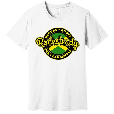 Rocksteady Skinhead Reggae Roots Ska Dancehall Jamaican Premium T-Shirt