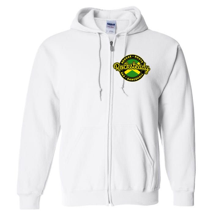 Rocksteady Skinhead Reggae Roots Ska Dancehall Jamaican Full Zip Hoodie