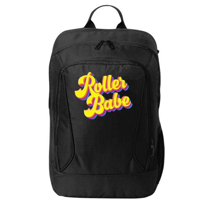 Roller Skate Retro 70s Derby Skater Babe Roller Disco City Backpack