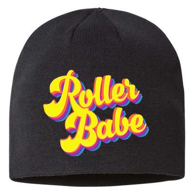 Roller Skate Retro 70s Derby Skater Babe Roller Disco Sustainable Beanie