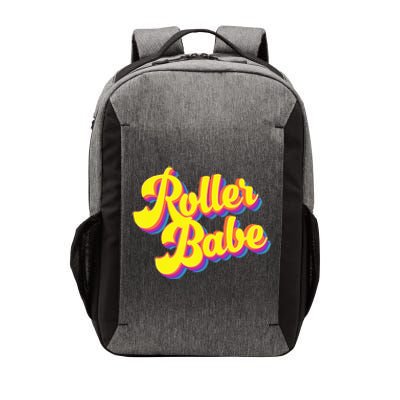 Roller Skate Retro 70s Derby Skater Babe Roller Disco Vector Backpack