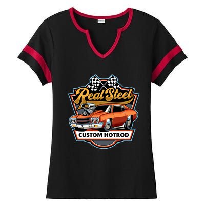 Real Steel Ladies Halftime Notch Neck Tee