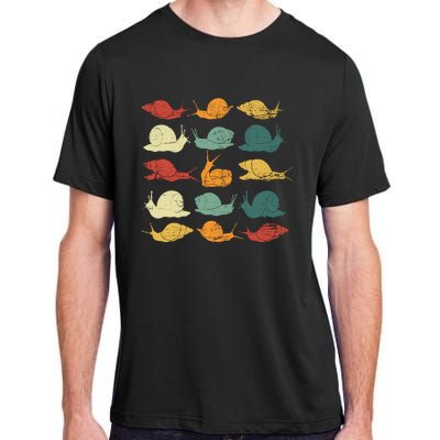 Retro Snail Adult ChromaSoft Performance T-Shirt