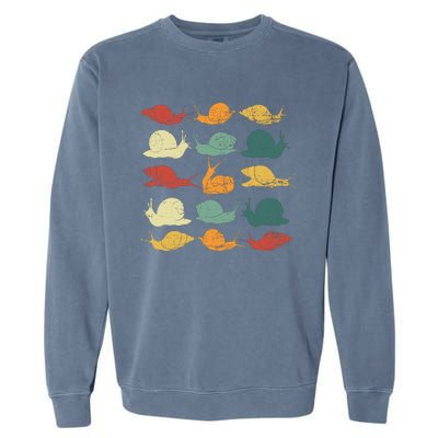 Retro Snail Garment-Dyed Sweatshirt