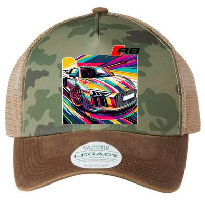 R8 Supercar Legacy Tie Dye Trucker Hat