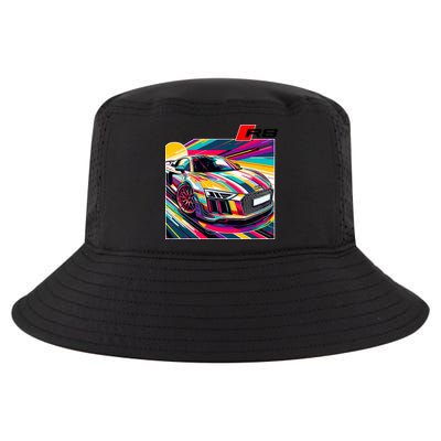 R8 Supercar Cool Comfort Performance Bucket Hat