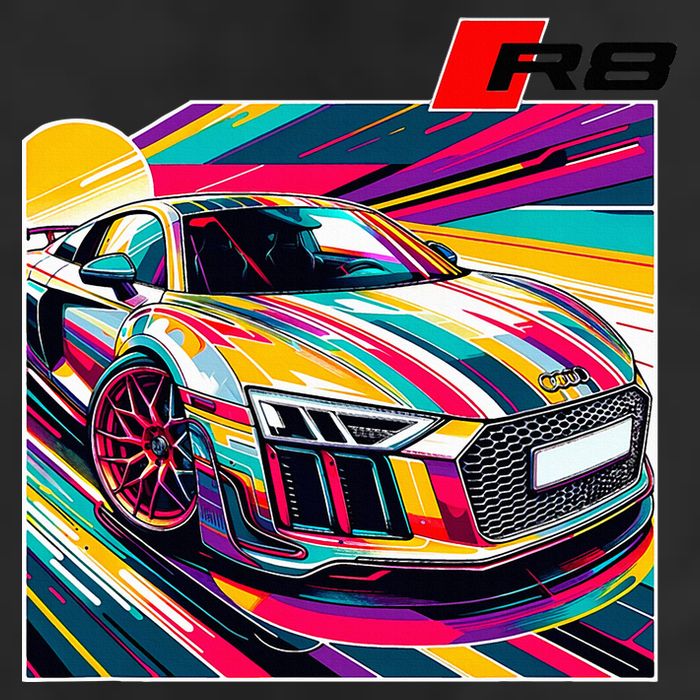 R8 Supercar Cool Comfort Performance Bucket Hat