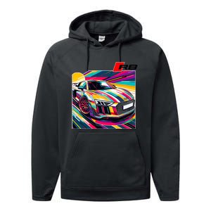 R8 Supercar Performance Fleece Hoodie