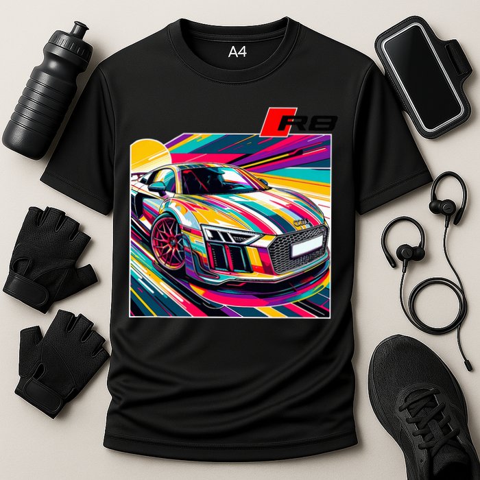 R8 Supercar Cooling Performance Crew T-Shirt
