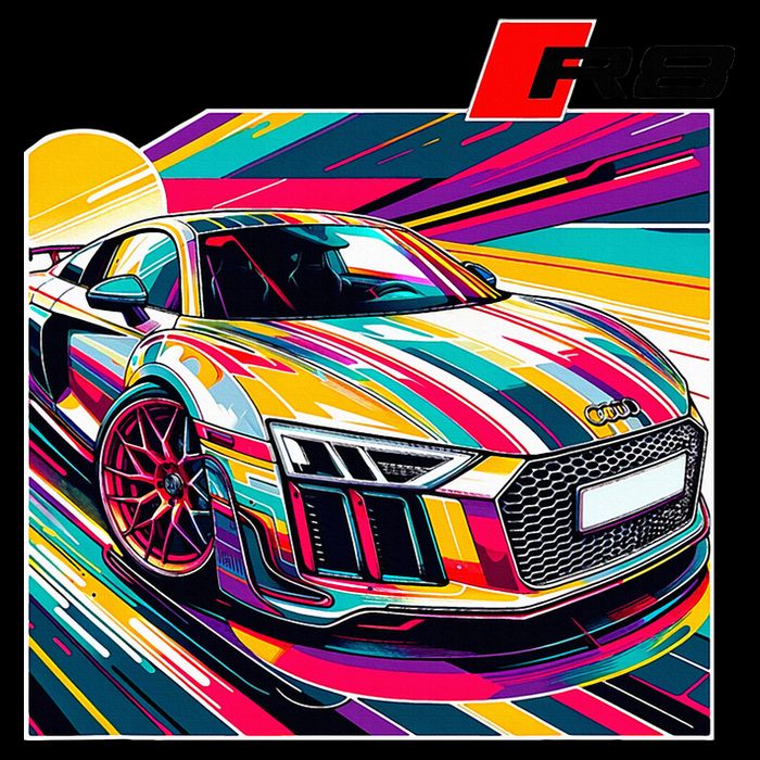 R8 Supercar Cooling Performance Crew T-Shirt