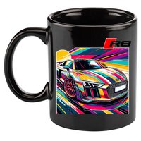 R8 Supercar 11oz C Handle Ceramic Mug