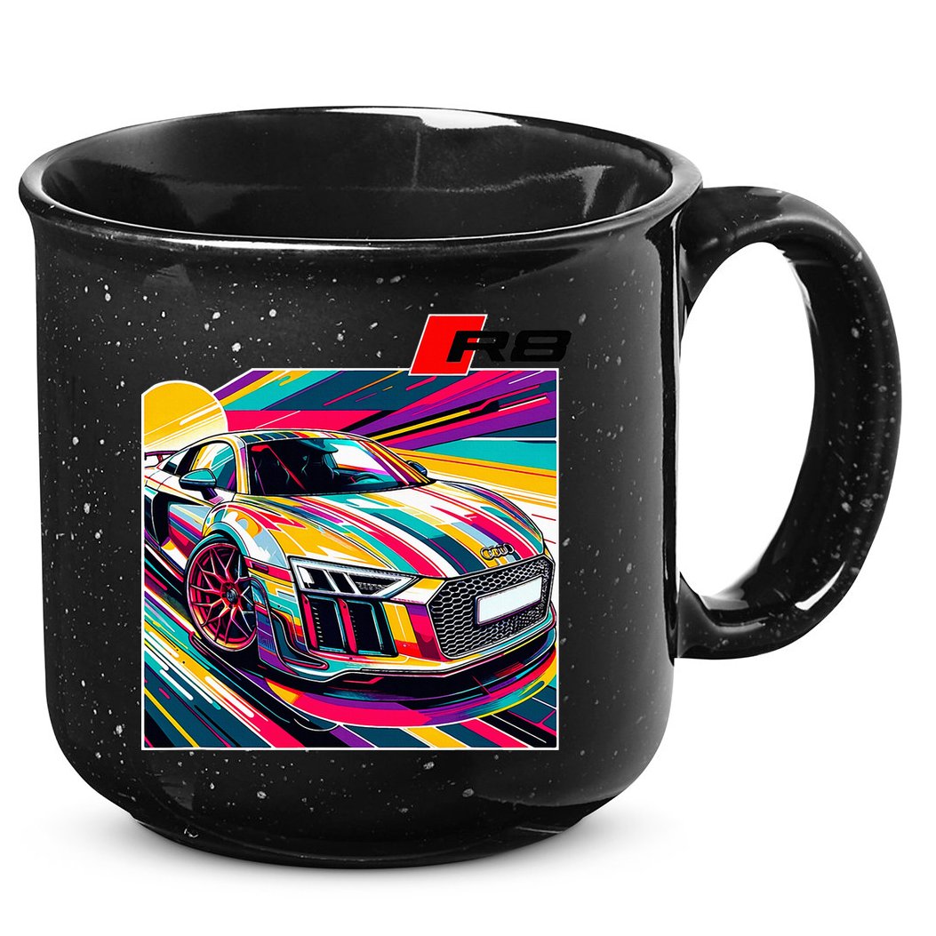 R8 Supercar 15oz Campfire Ceramic Mug