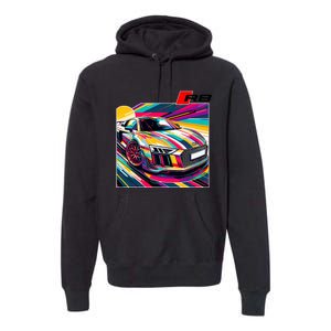 R8 Supercar Premium Hoodie