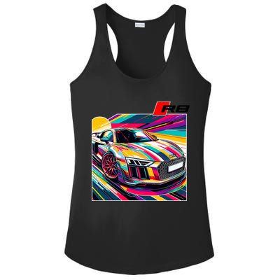 R8 Supercar Ladies PosiCharge Competitor Racerback Tank