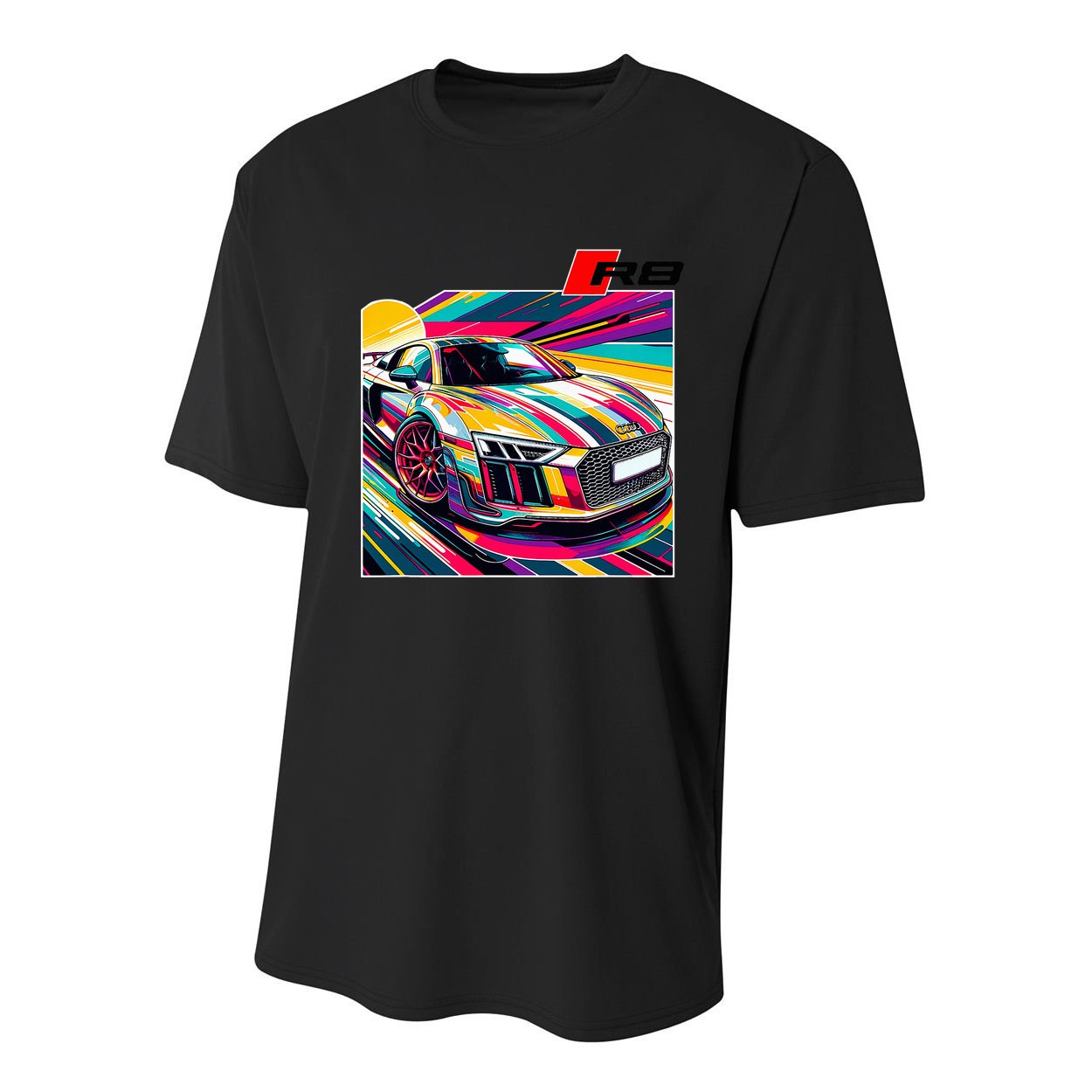 R8 Supercar Youth Performance Sprint T-Shirt