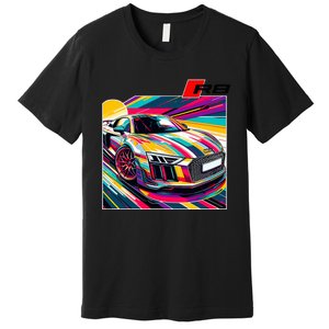 R8 Supercar Premium T-Shirt