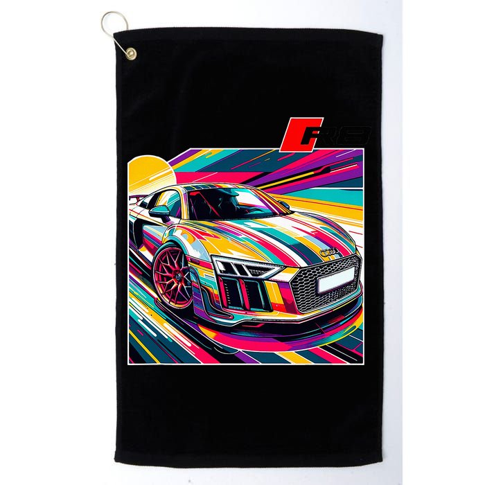 R8 Supercar Golf Towel