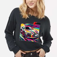 R8 Supercar Cropped Pullover Crew