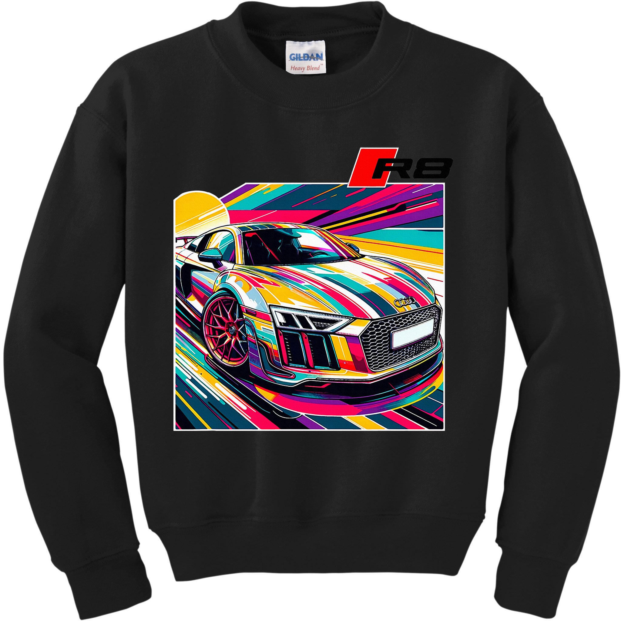 R8 Supercar Kids Sweatshirt