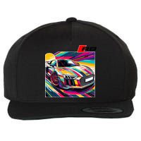 R8 Supercar Wool Snapback Cap