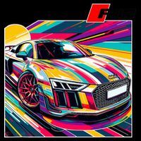 R8 Supercar Wool Snapback Cap