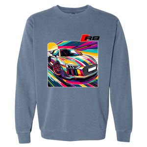 R8 Supercar Garment-Dyed Sweatshirt