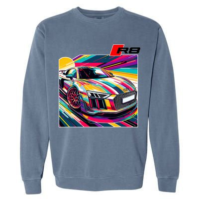 R8 Supercar Garment-Dyed Sweatshirt