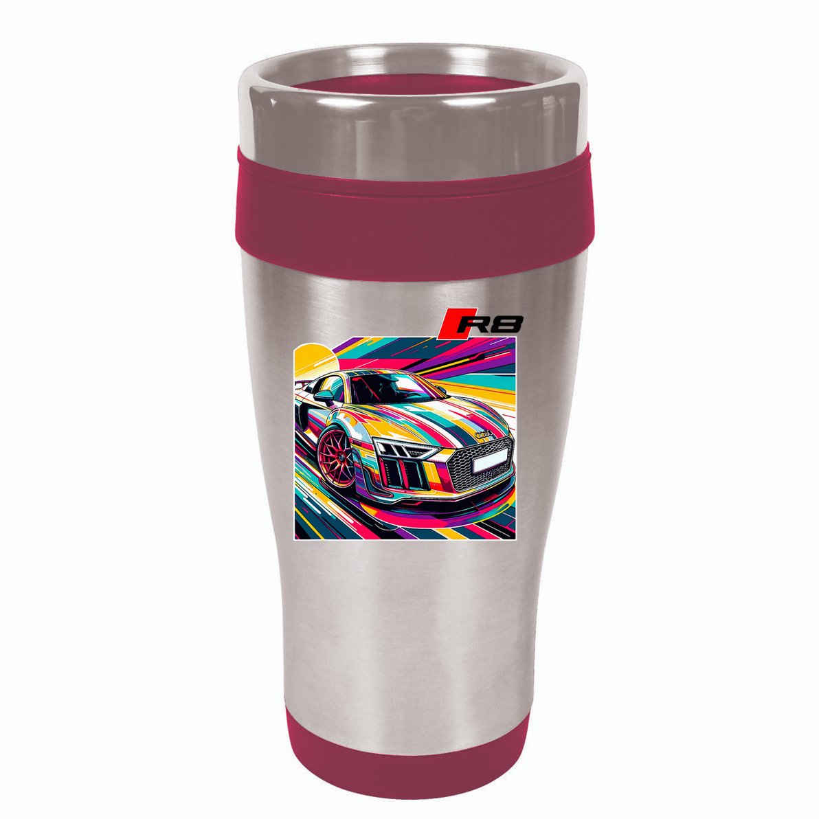R8 Supercar 16oz Travel Tumbler
