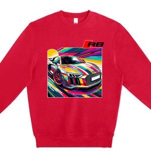 R8 Supercar Premium Crewneck Sweatshirt