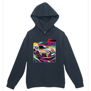 R8 Supercar Urban Pullover Hoodie