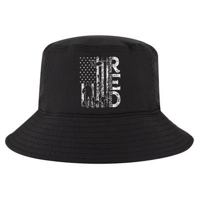 R.E.D. Soldiers Remember Everyone Deployed Military Support Cool Comfort Performance Bucket Hat