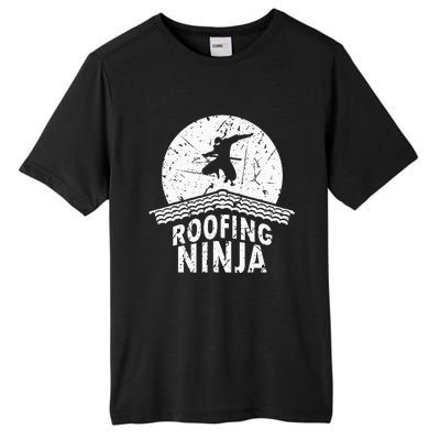 Roofing Slating Roofer Slater Wo I Funny Ninja Gift Tall Fusion ChromaSoft Performance T-Shirt