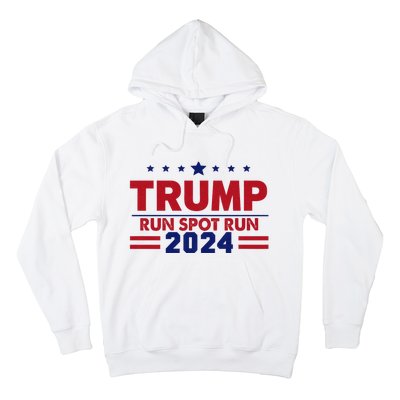 Run Spot Run Funny Donald Trump Debate Quote 2024 Kamala Hoodie