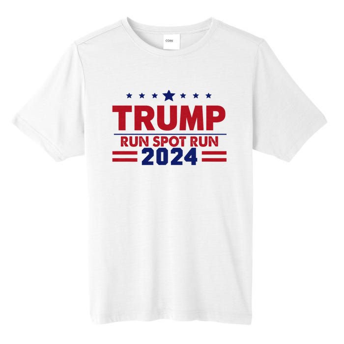 Run Spot Run Funny Donald Trump Debate Quote 2024 Kamala Tall Fusion ChromaSoft Performance T-Shirt