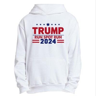 Run Spot Run Funny Donald Trump Debate Quote 2024 Kamala Urban Pullover Hoodie