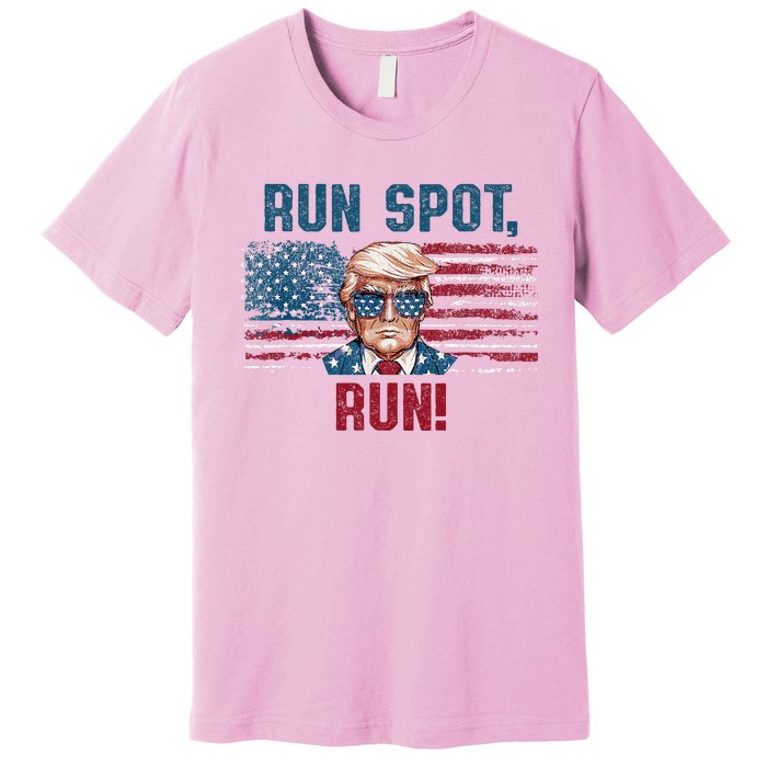 Run Spot Run Funny Donald Trump Debate Premium T-Shirt