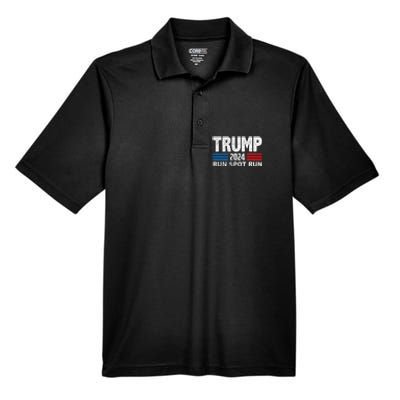 Run Spot Run Trump 2024 Debate Men's Origin Performance Piqué Polo