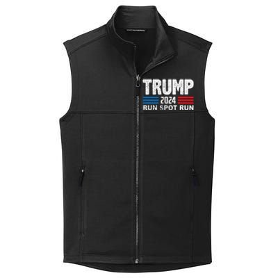 Run Spot Run Trump 2024 Debate Collective Smooth Fleece Vest