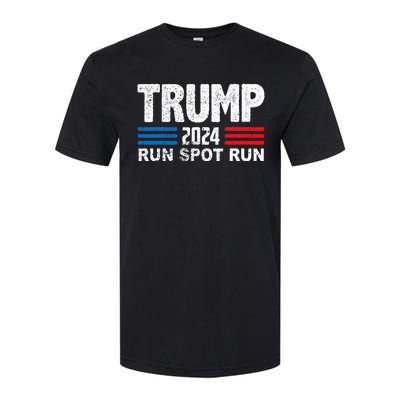 Run Spot Run Trump 2024 Debate Softstyle® CVC T-Shirt