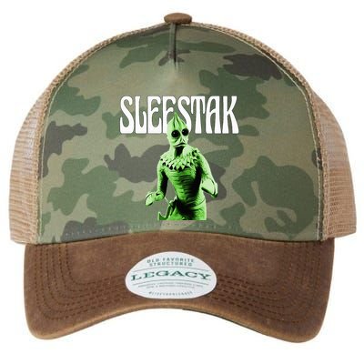 Retro Sleestak Reptilian Alien Graphic Legacy Tie Dye Trucker Hat