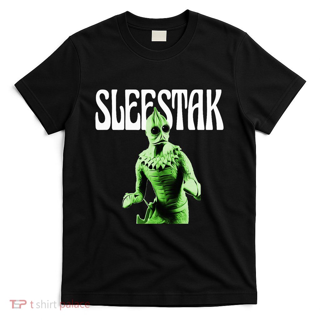 Retro Sleestak Reptilian Alien Graphic T-Shirt