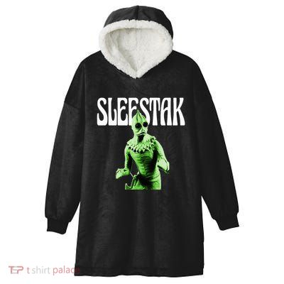 Retro Sleestak Reptilian Alien Graphic Hooded Wearable Blanket