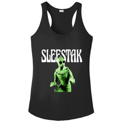 Retro Sleestak Reptilian Alien Graphic Ladies PosiCharge Competitor Racerback Tank