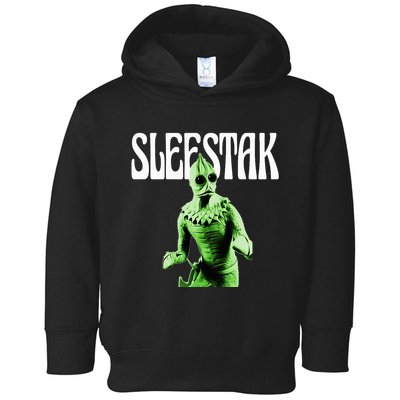 Retro Sleestak Reptilian Alien Graphic Toddler Hoodie