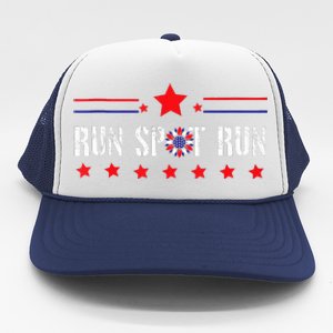 Run Spot Run Elections 2024 Democrat Republican Trucker Hat