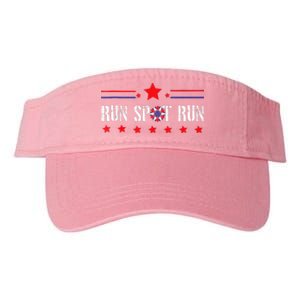 Run Spot Run Elections 2024 Democrat Republican Valucap Bio-Washed Visor